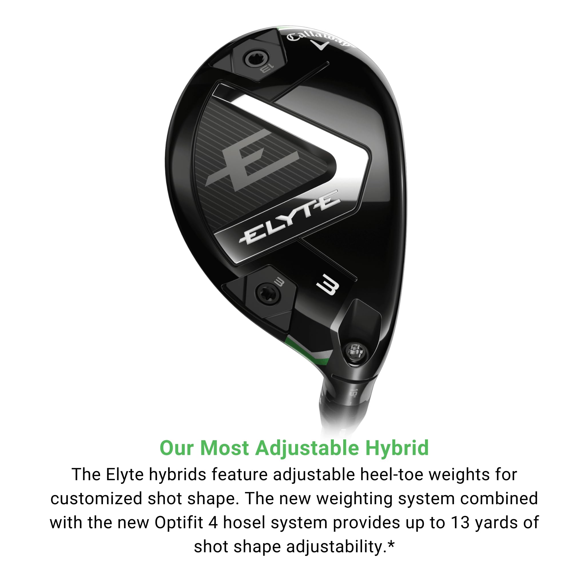 Callaway Golf Elyte Hybrid (3 Hybrid, Regular, Denali 60 Gram